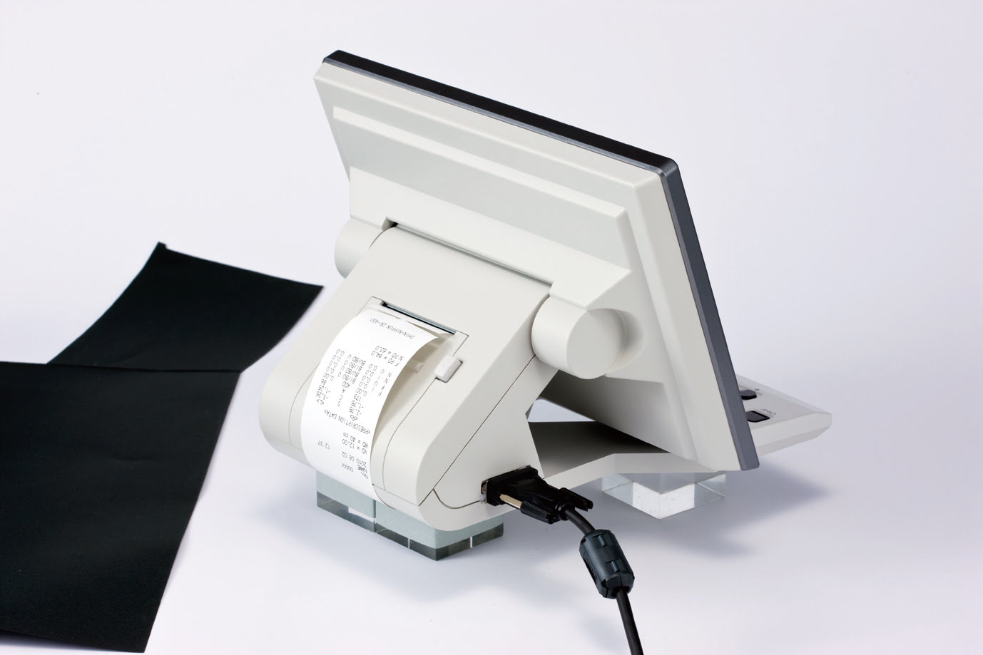 Kompaktowy design i drukarka z systemem odcinania papieru