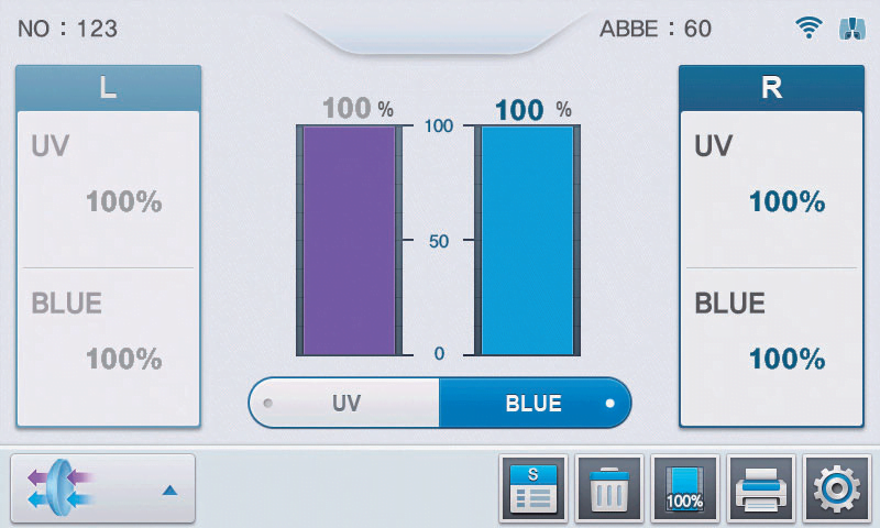 Pomiar poziomu transmisji promieniowania UV